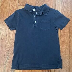 J.Crew Size 2 Slub Cotton Polo Shirt in Deep Admiral